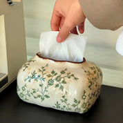 Atelier Floral Crackle Tissue Box