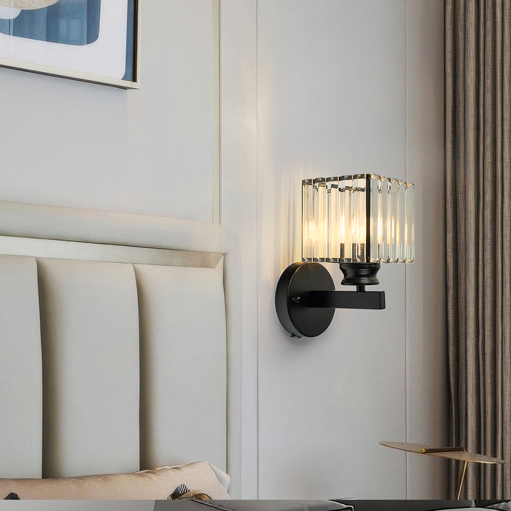 Lumen Crystal Hallway Wall Light