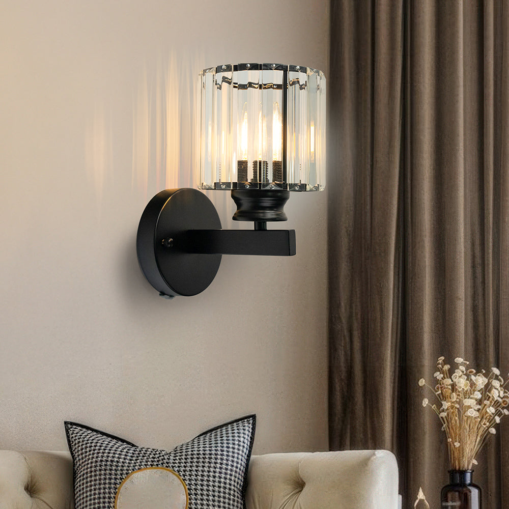 Lumen Crystal Hallway Wall Light