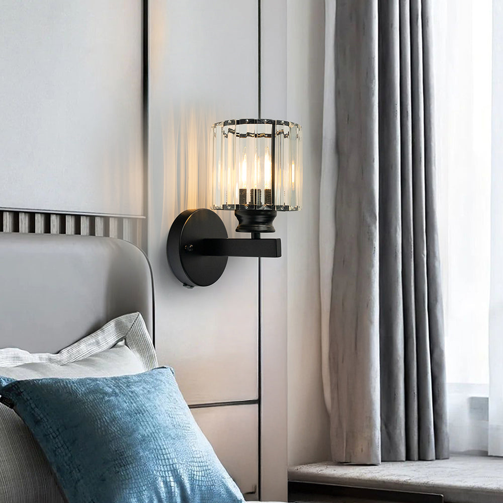 Lumen Crystal Hallway Wall Light