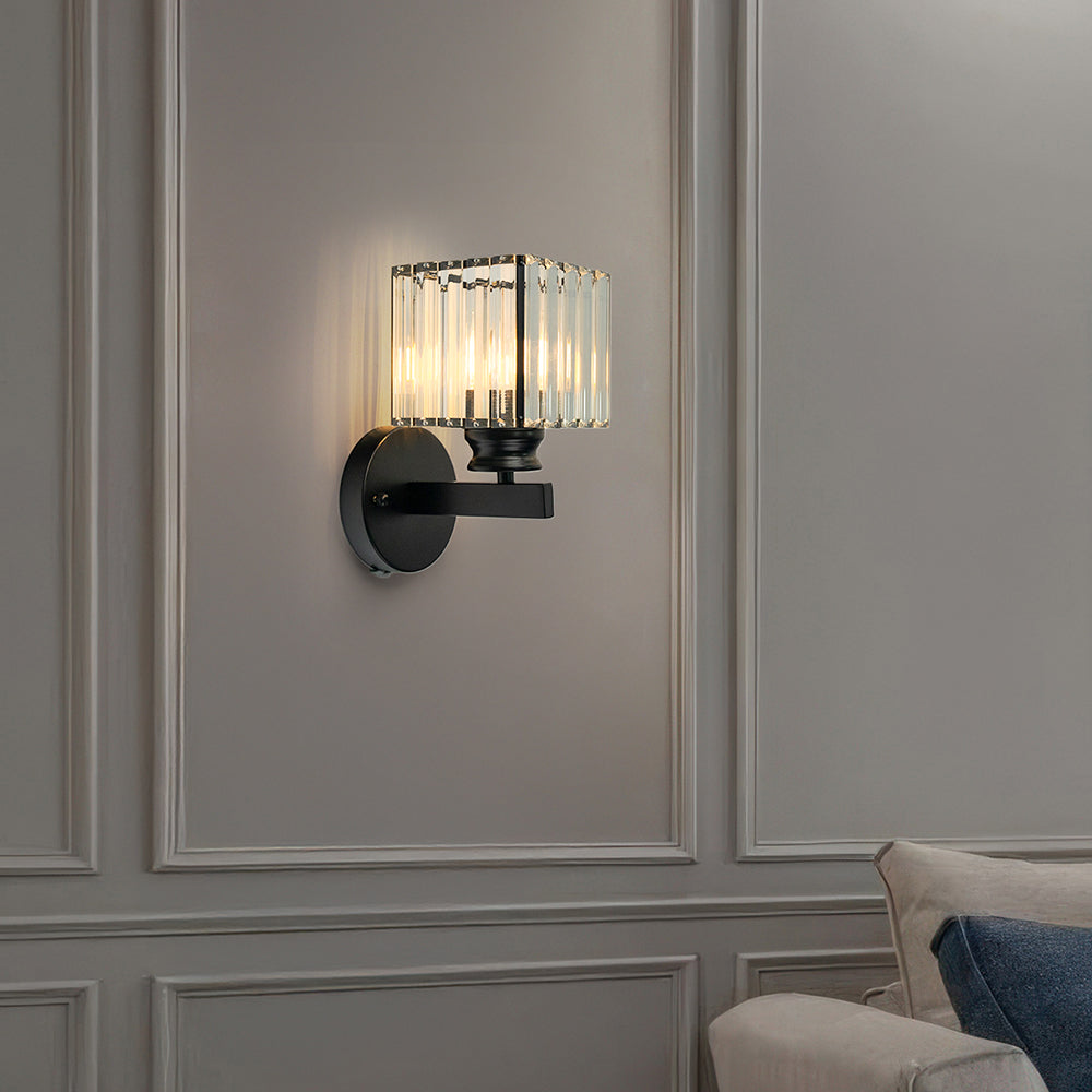 Lumen Crystal Hallway Wall Light
