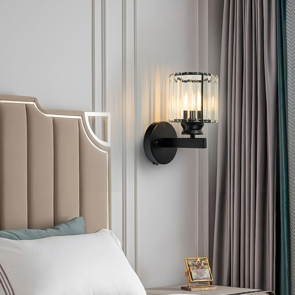 Lumen Crystal Hallway Wall Light