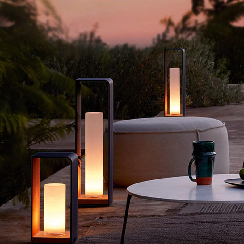 Lumen Framed Glow Outdoor Lantern