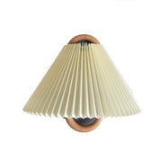 Lumen Wooden Pleated Wall Sconce