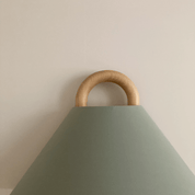 Lumen Wooden Pleated Wall Sconce