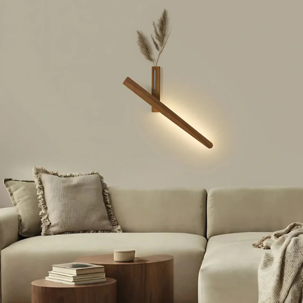 Lumen Ambient Wood Wall Light