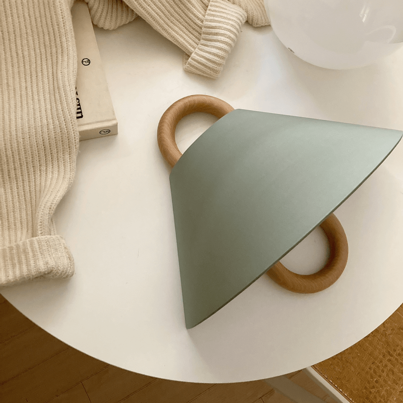 Lumen Wooden Pleated Wall Sconce