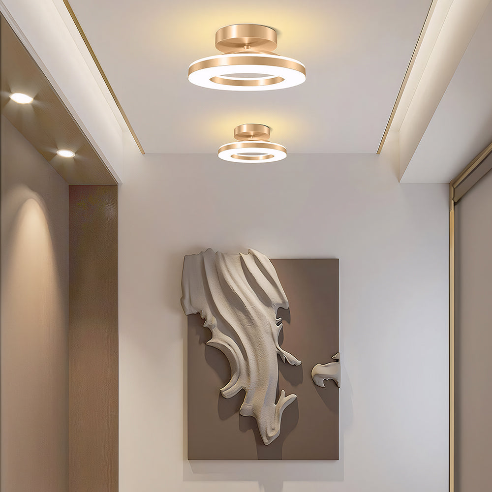 Lumen Iron Hallway LED Ceiling Light