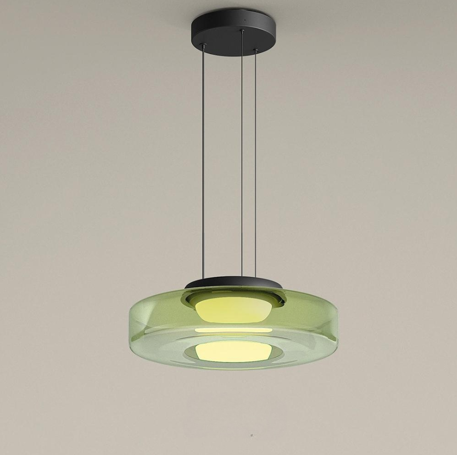 Lumen Carla Bauhaus Glass Pendant Light