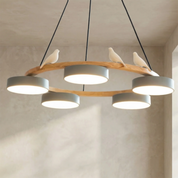 Lumen Bird Round Chandelier