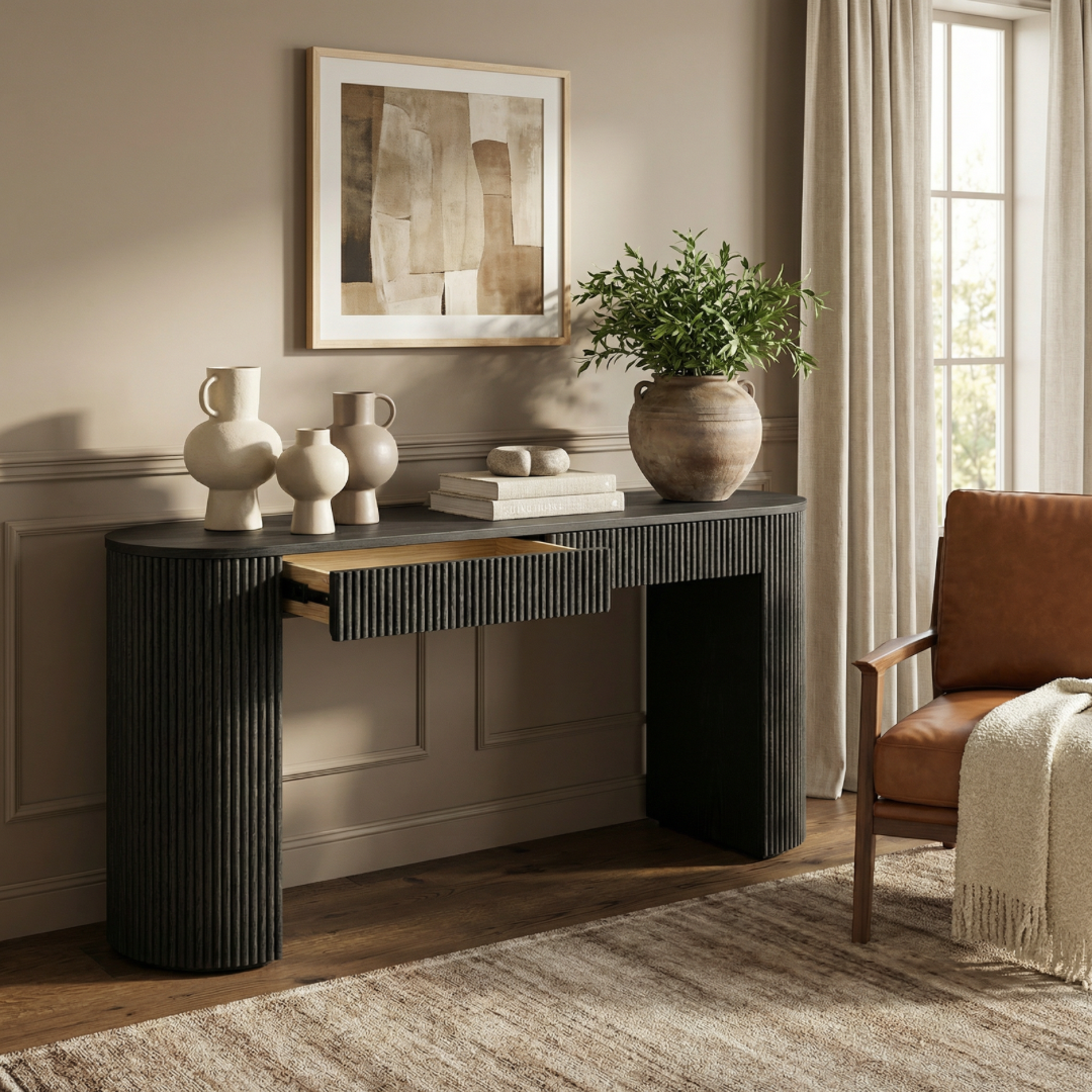 Atelier Oval Console Table