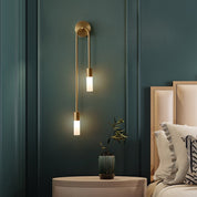 Lumen Meza Gold Wall Sconce Set