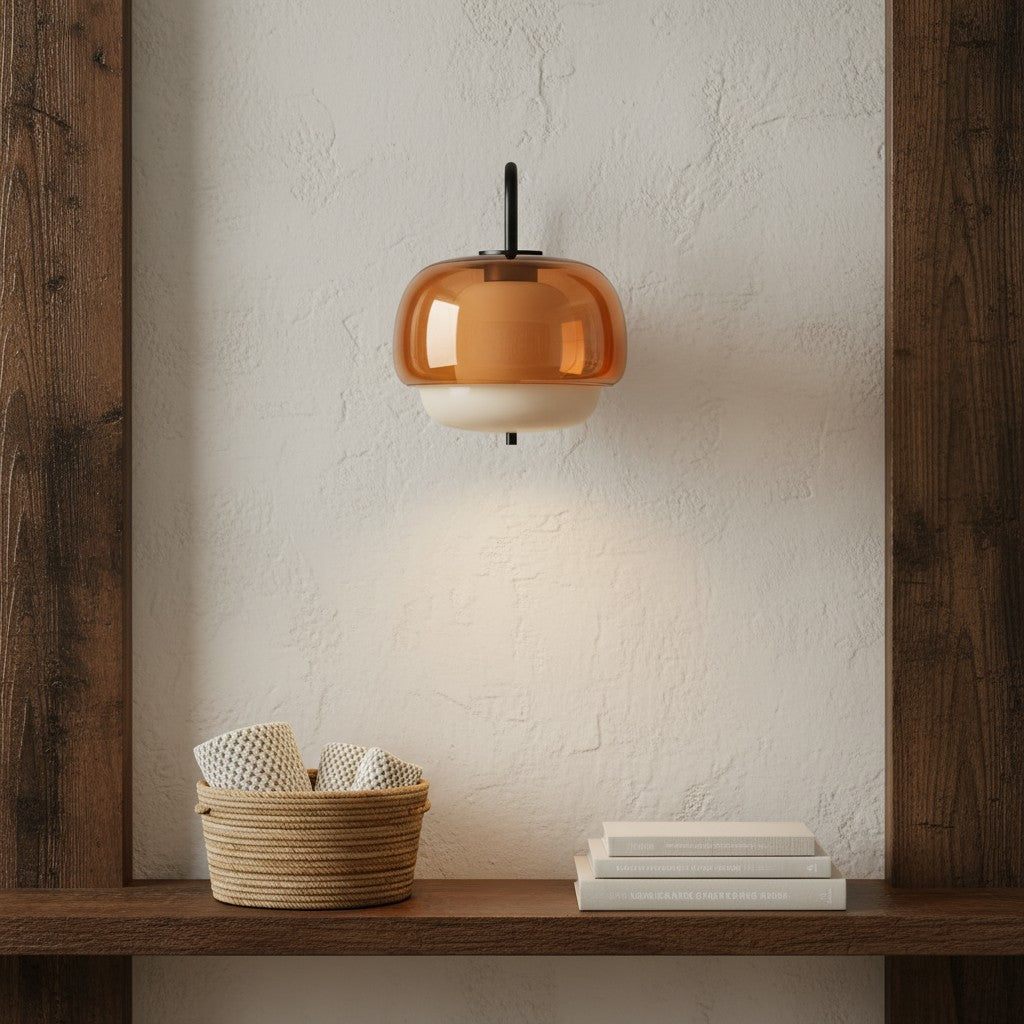 Lumen Tove Glass Shade Wall Sconce