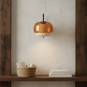 Lumen Tove Glass Shade Wall Sconce