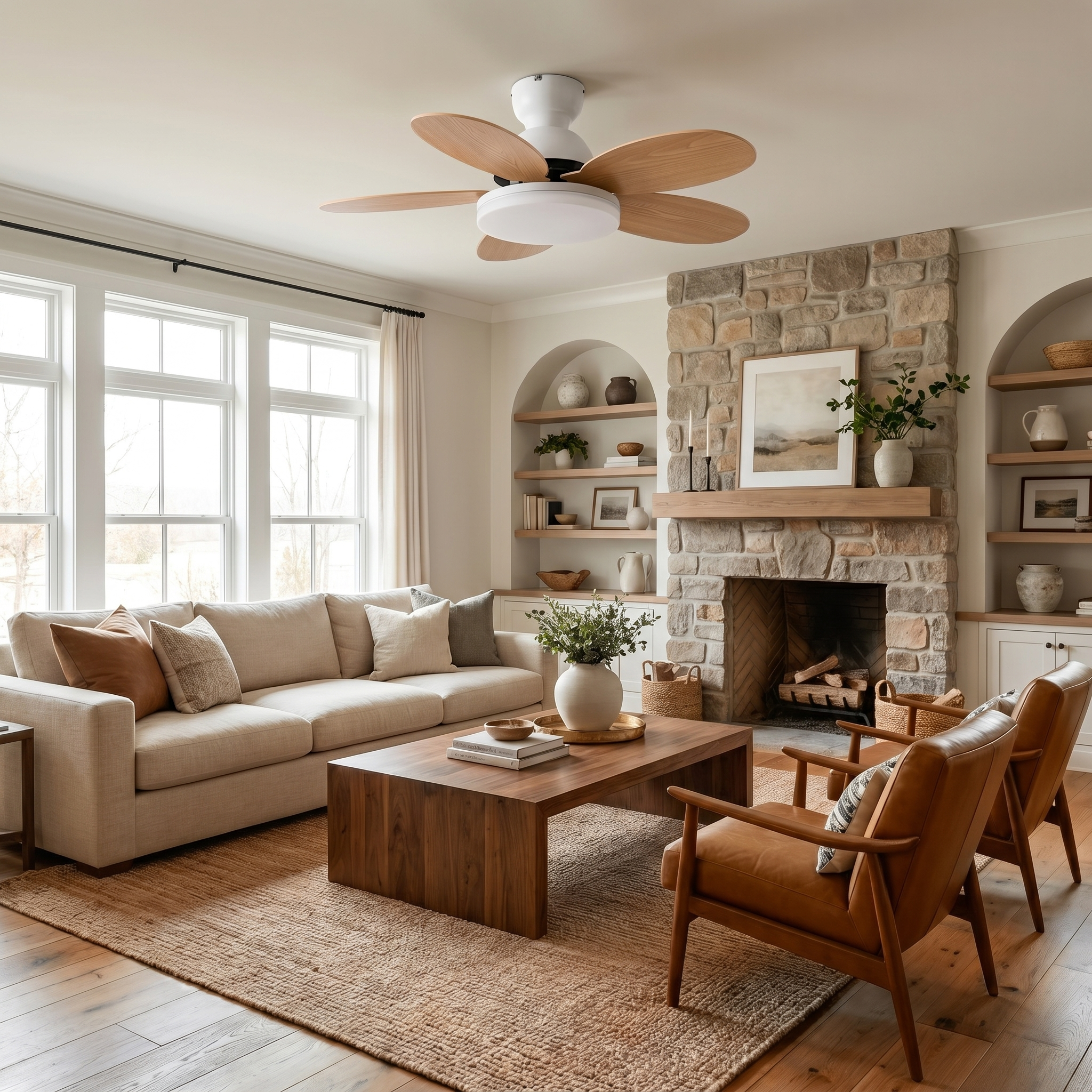 Lumen Petal Blade Ceiling Fan