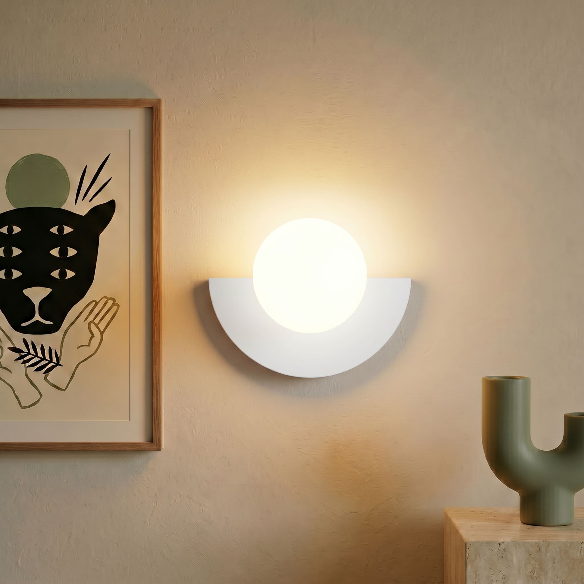Lumen Nordic Semicircle Wall Sconce