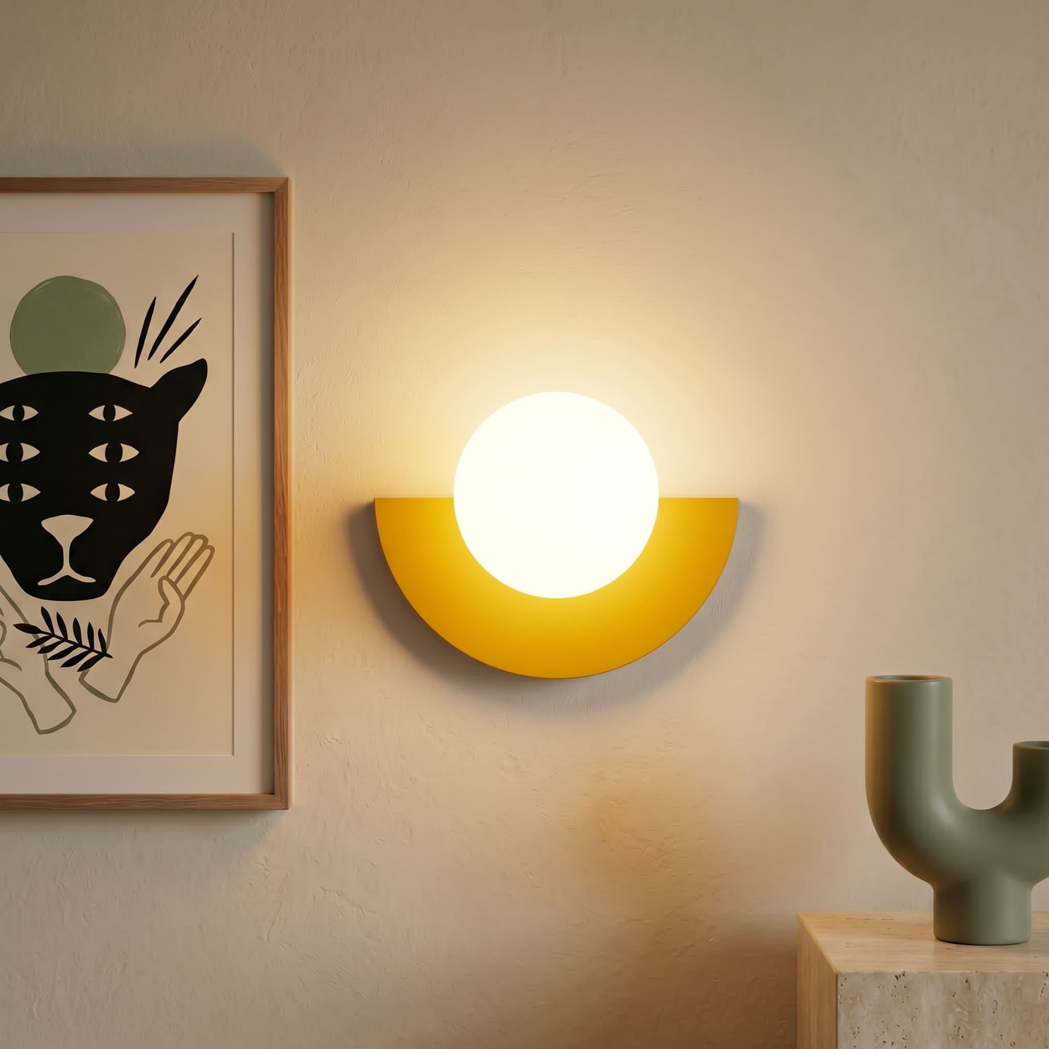 Lumen Nordic Semicircle Wall Sconce