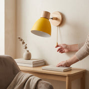 Lumen Nordic Wood Wall Sconce