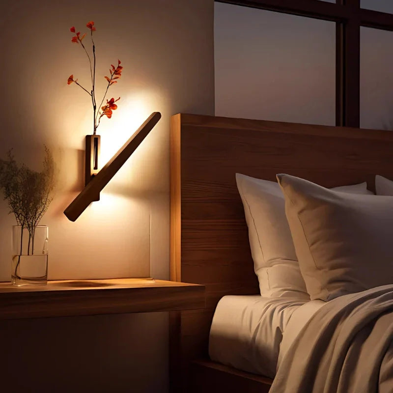 Lumen Ambient Wood Wall Light