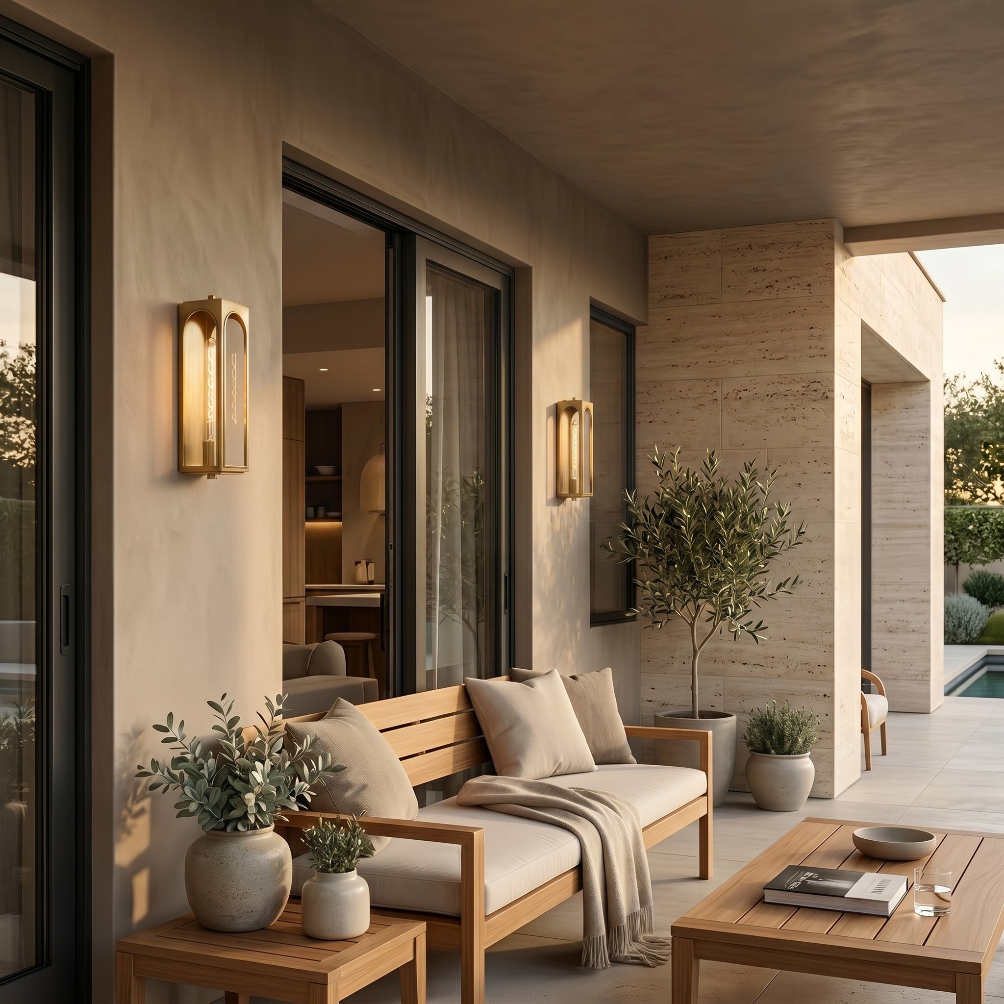 Lumen Palladian Outdoor Wall Sconce
