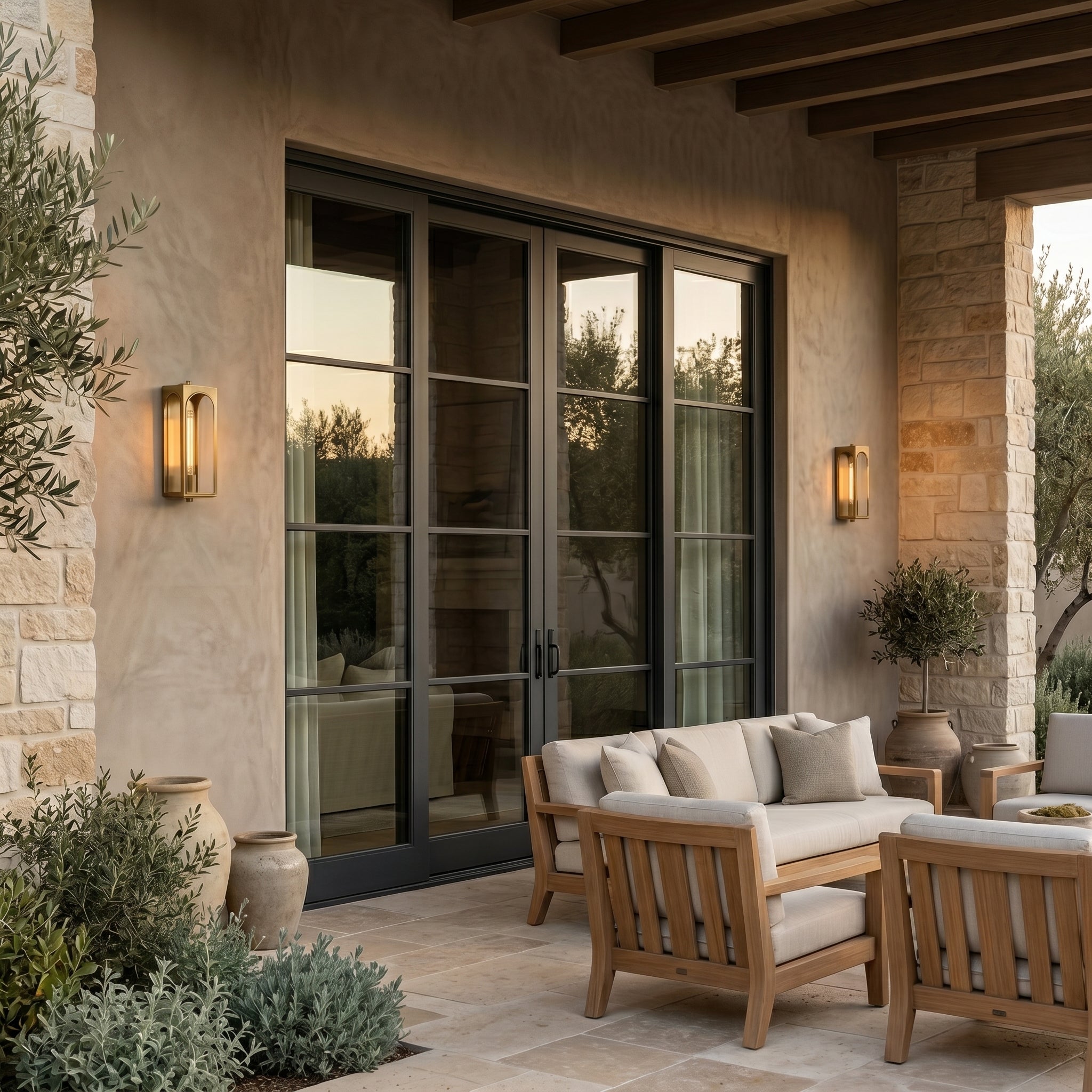 Lumen Palladian Outdoor Wall Sconce