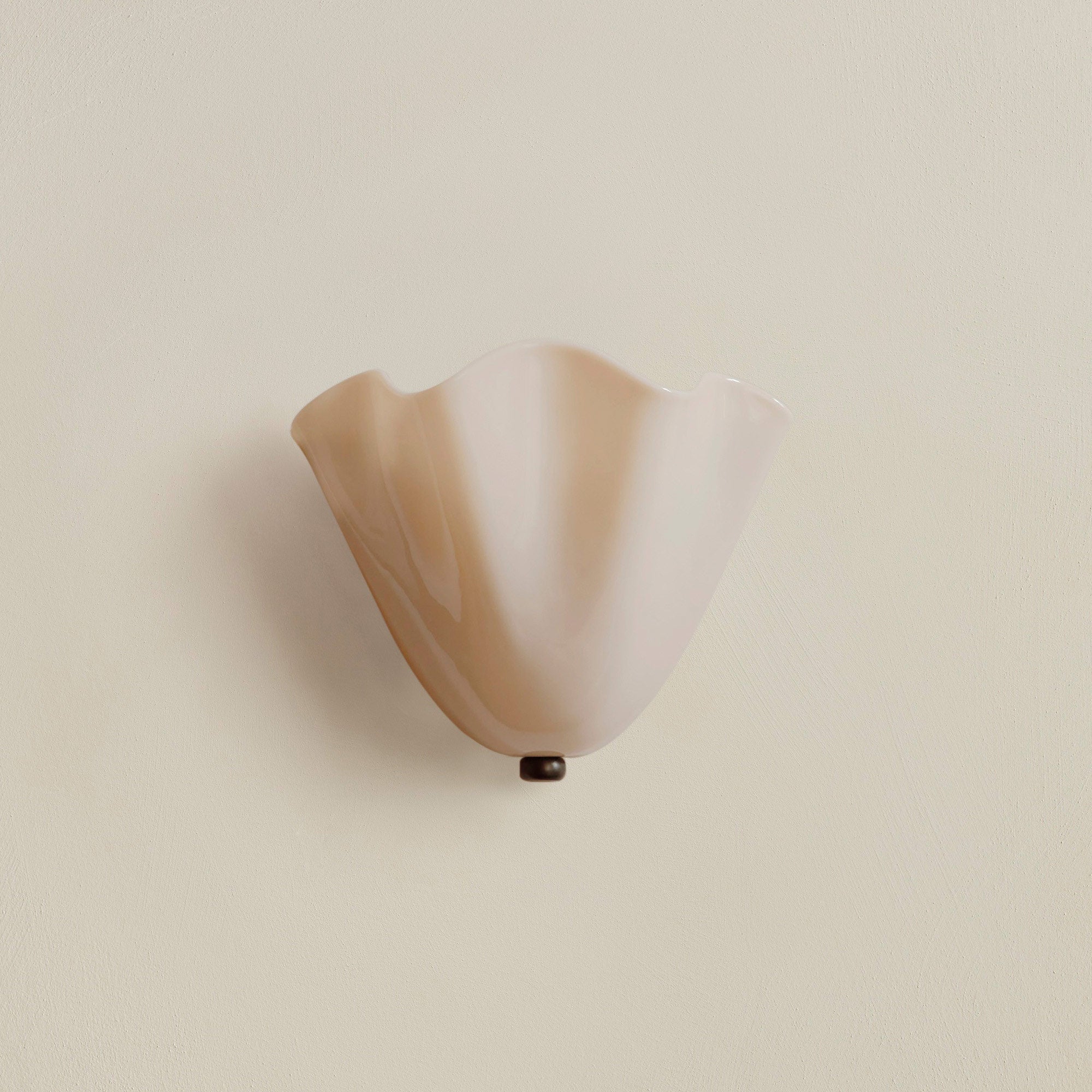 Lumen Skirt Shell Glass Wall Light