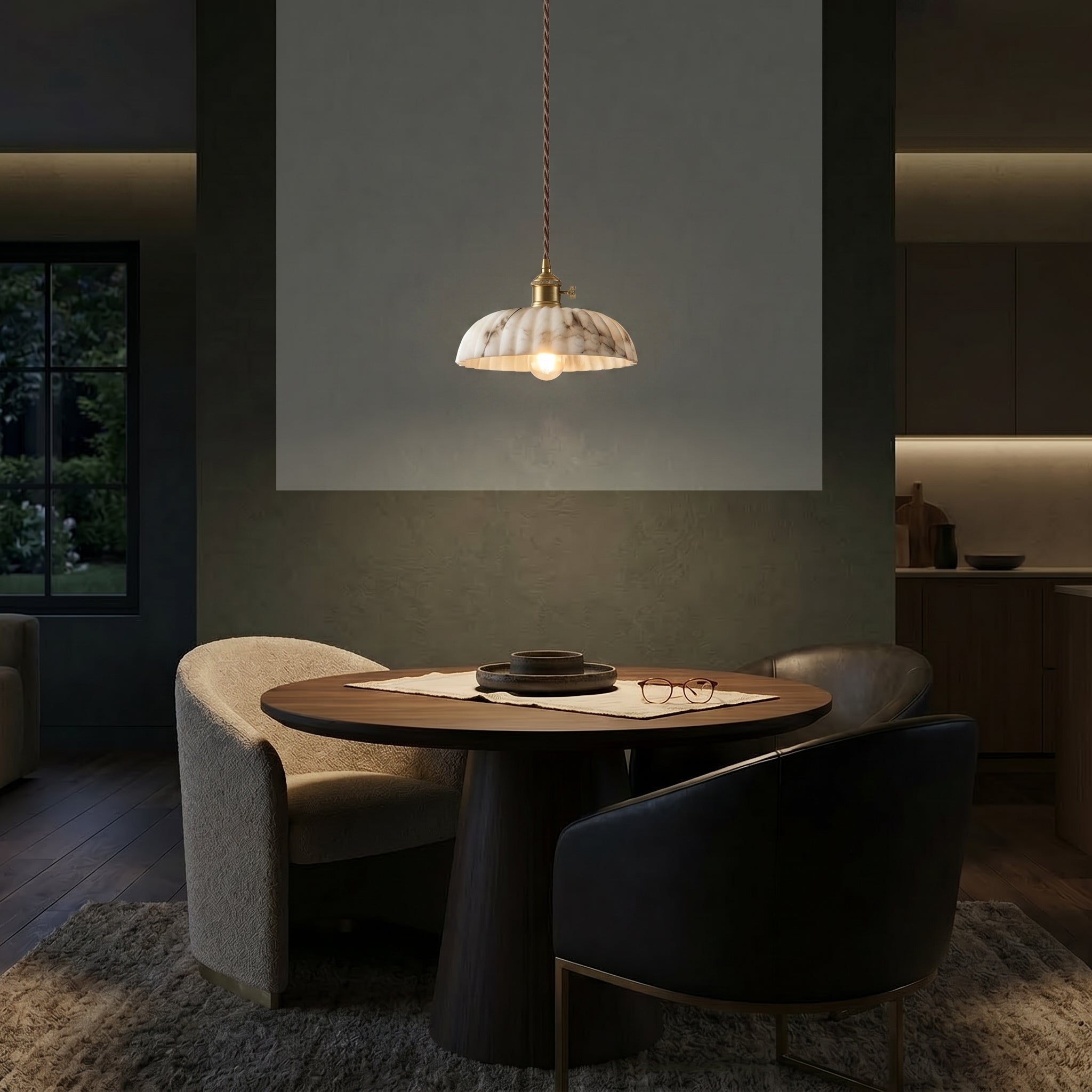 Lumen Orielle Organic Pendant Light