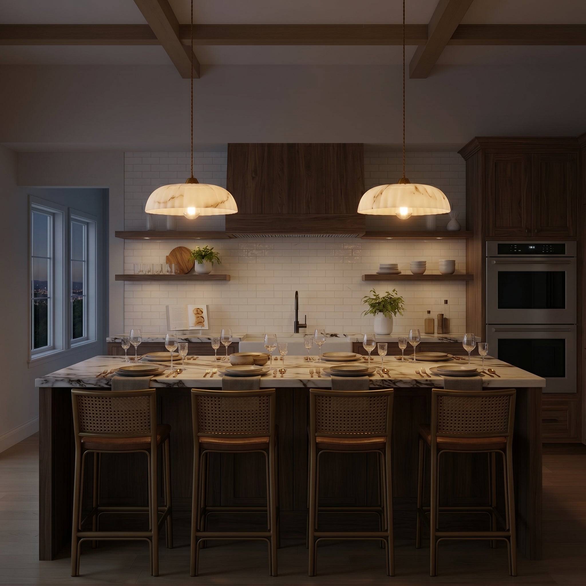 Lumen Orielle Organic Pendant Light