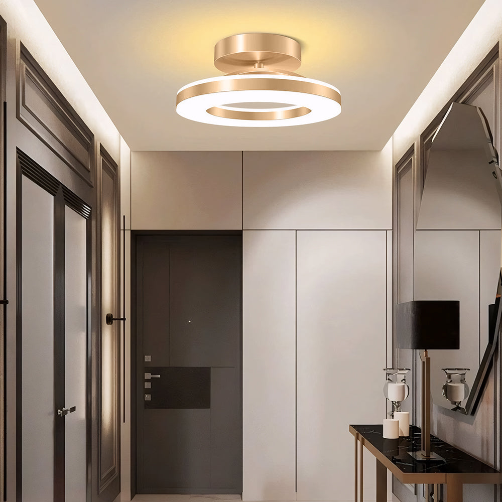 Lumen Iron Hallway LED Ceiling Light