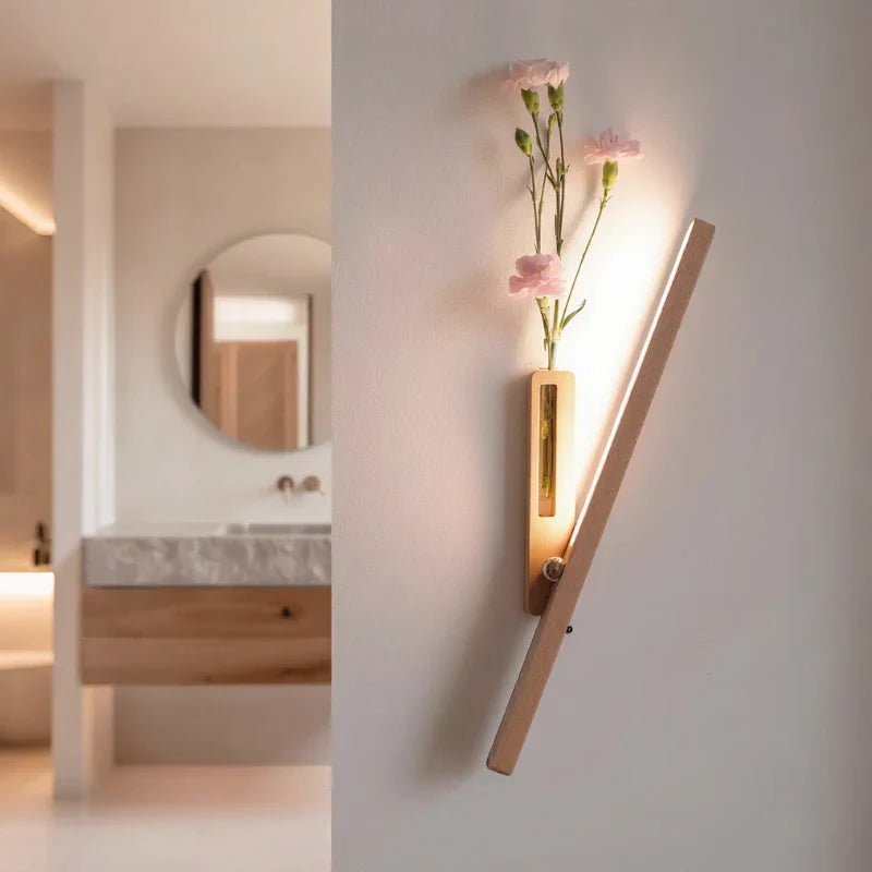 Lumen Ambient Wood Wall Light