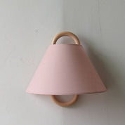 Lumen Wooden Pleated Wall Sconce