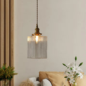 Lumen Jewel Glass Brass Pendant