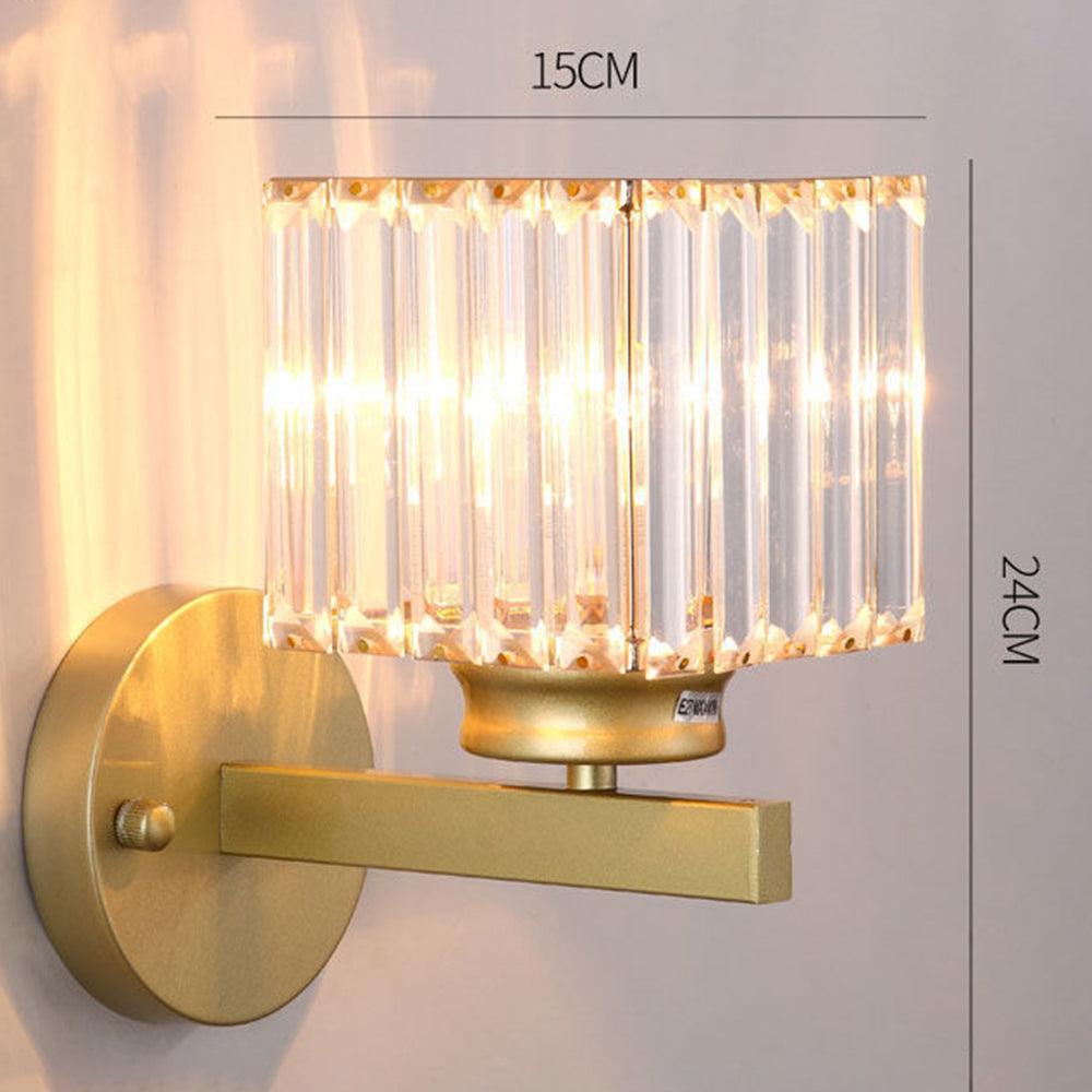 Lumen Crystal Hallway Wall Light