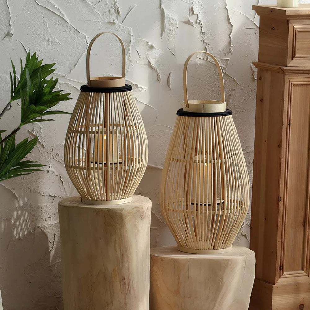 Lumen Woven Bamboo Lantern