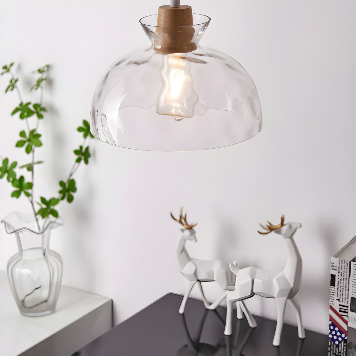 Lumen Nordic Clear Glass Pendant