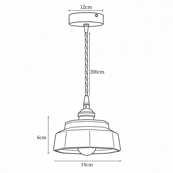 Lumen Clark Ceramic Pendant Light