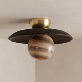 Lumen Nordic Glass Ceiling Lamp