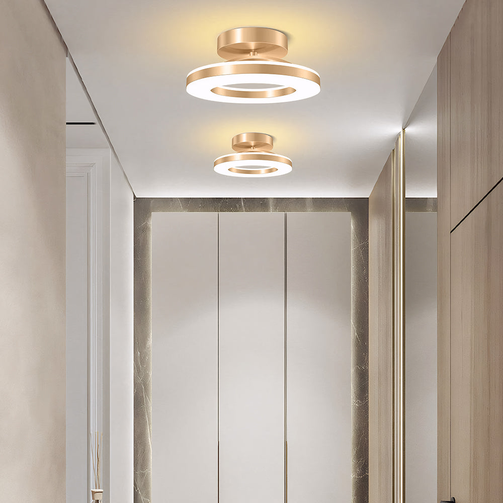 Lumen Iron Hallway LED Ceiling Light