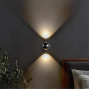 Lumen Hourglass Crystal Wall Sconce