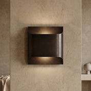 Lumen Fluted Brass Wall Sconce