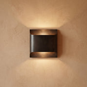 Lumen Fluted Brass Wall Sconce