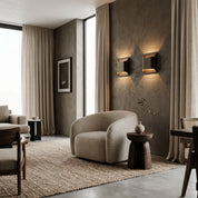 Lumen Fluted Brass Wall Sconce