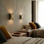 Lumen Fluted Brass Wall Sconce