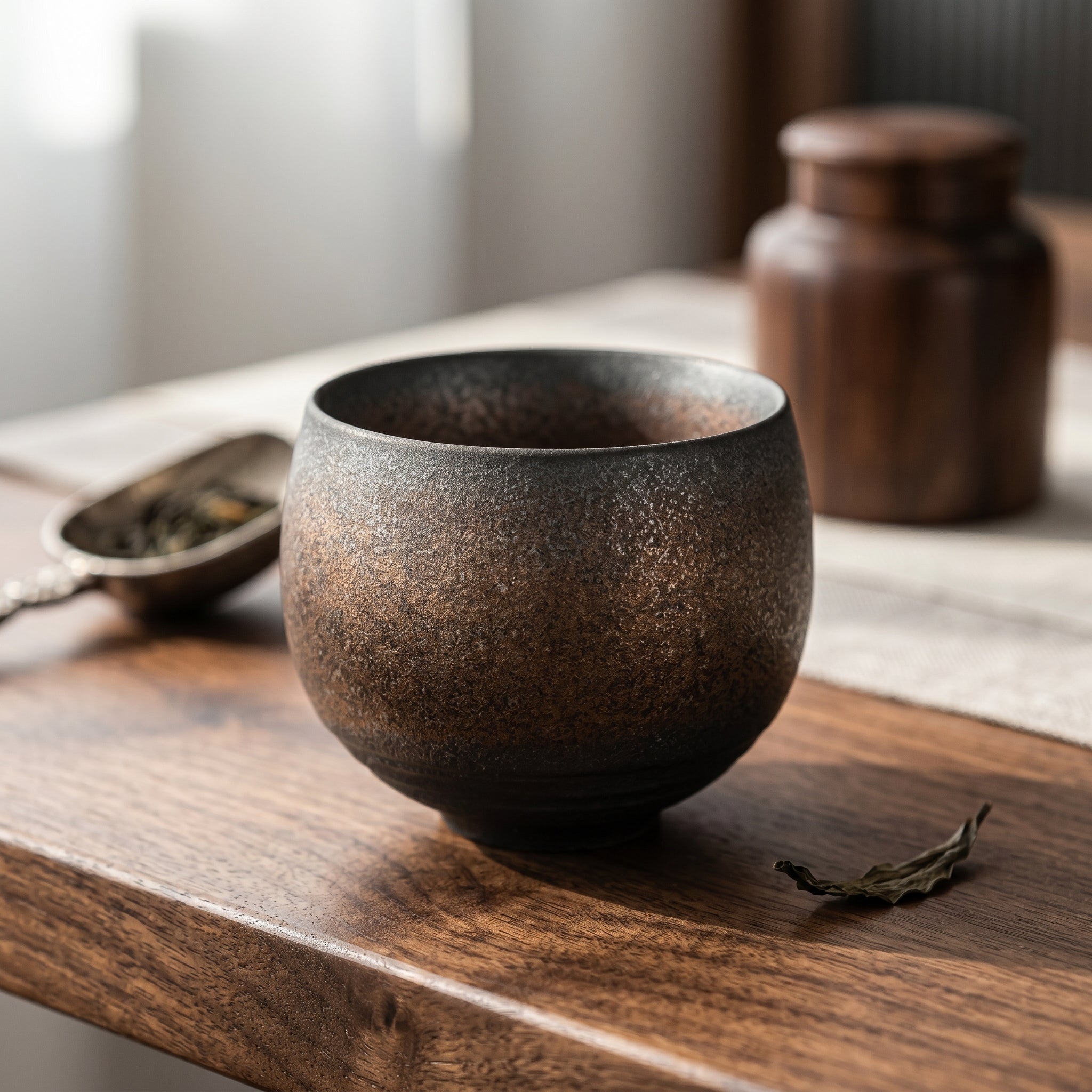 Eren Rustic Brew Ceramic Espresso Cup Set
