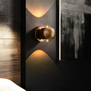 Lumen Hourglass Crystal Wall Sconce