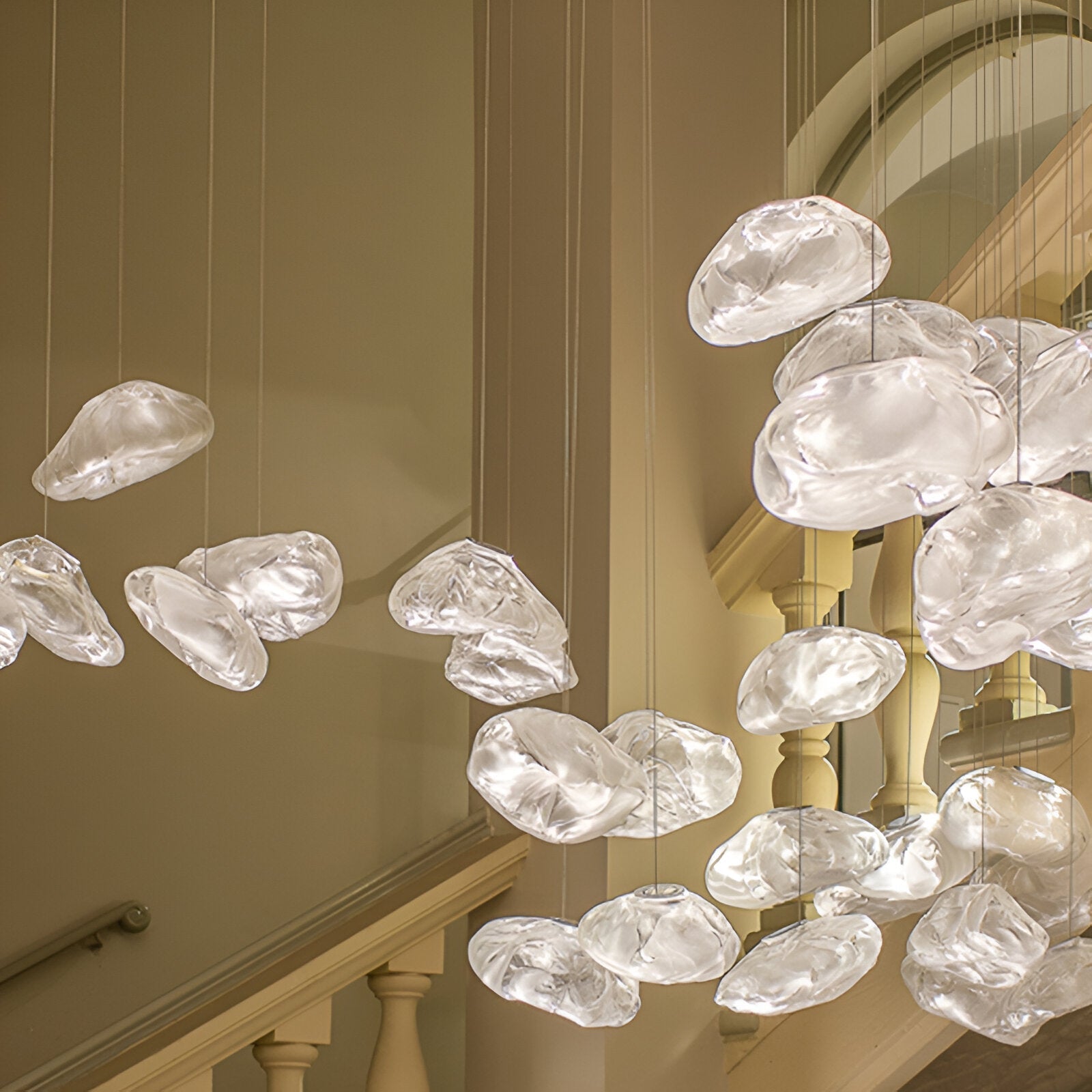 Lumen Fiberglass Cloud Pendant