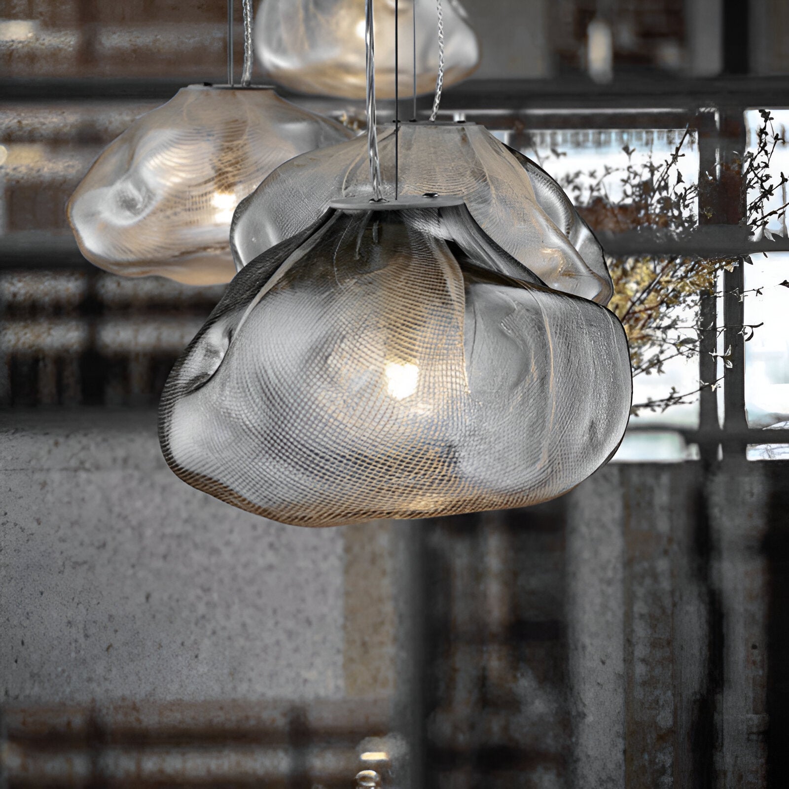 Lumen Fiberglass Cloud Pendant