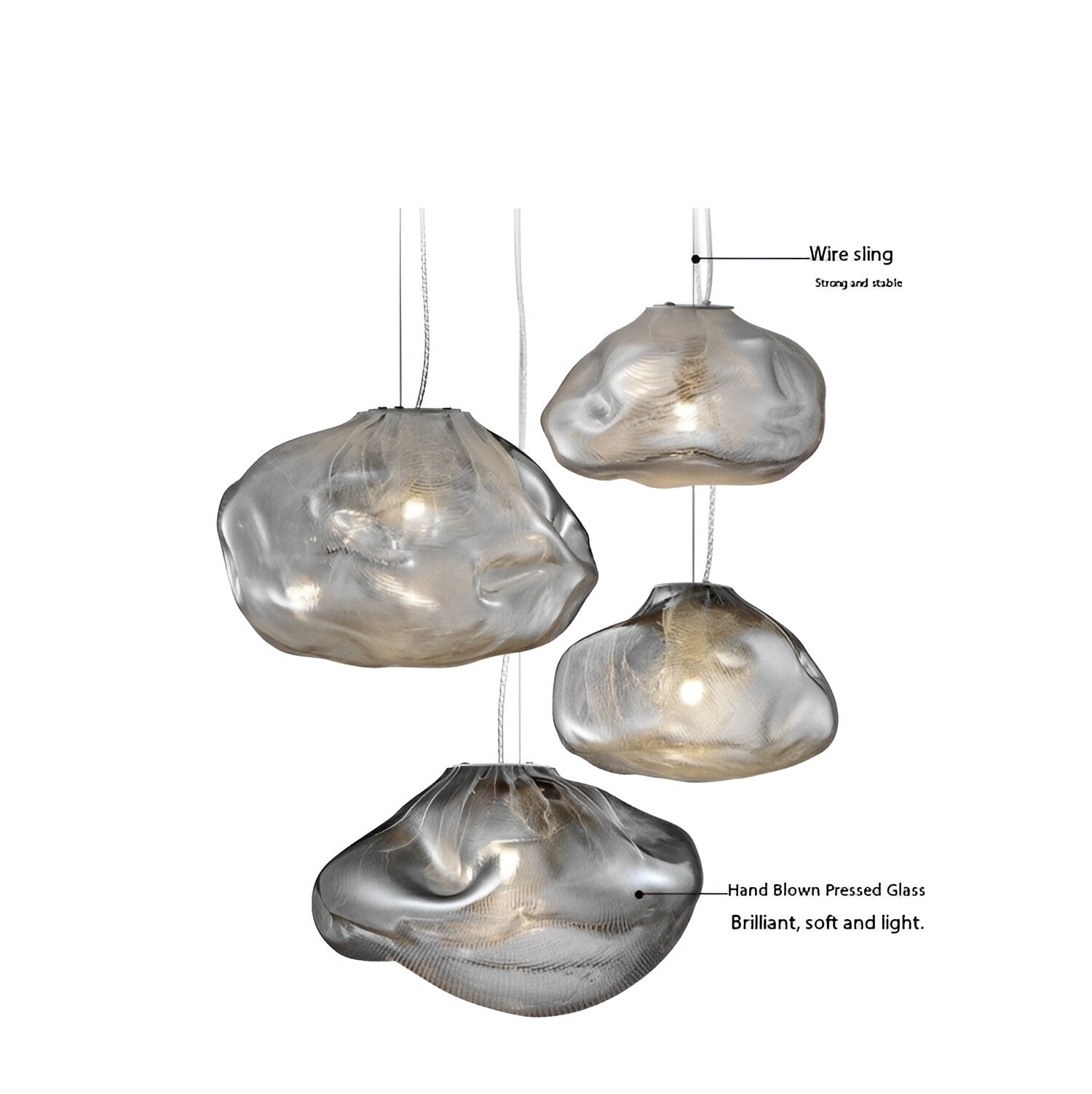 Lumen Fiberglass Cloud Pendant