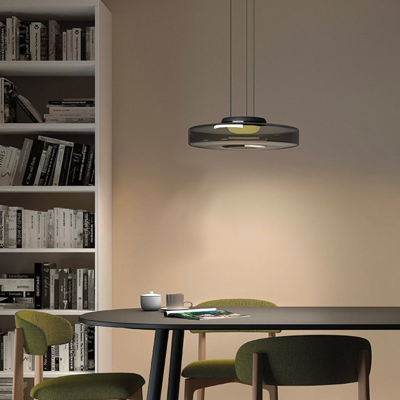 Lumen Carla Bauhaus Glass Pendant Light