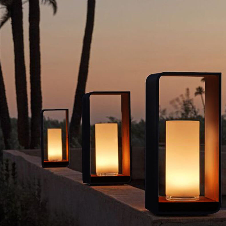 Lumen Framed Glow Outdoor Lantern